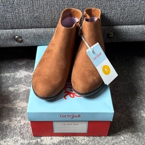 Cat & Jack Tan Ankle Boots